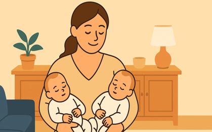 Cặp sinh đôi nhưng khác bố: Chuyện tưởng đùa mà lại có thật!