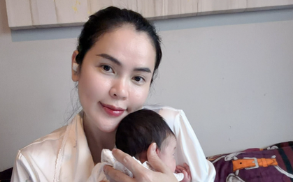 Bức ảnh sau sinh của Hoa hậu Phương Lê gây chú ý