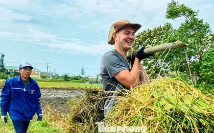 Du khách gặt lúa, bắt cua: 'Tuyệt vời hơn bất cứ tour nào tôi từng tham gia'