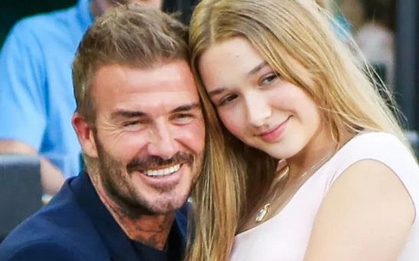 David Beckham đã làm gì mà phải mong "út cưng" Harper không ngại vì cô bé năm nay 14 tuổi rồi?