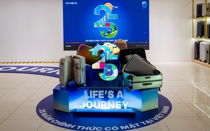 Samsonite kỷ niệm 25 năm hành trình tại Việt Nam: Đánh dấu cột mốc phát triển và mở rộng hệ thống