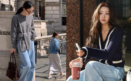 Áo len và quần jeans: Combo đẹp bất bại trong mùa lạnh, có rất nhiều cách diện để style luôn xịn