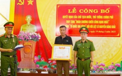 Em gái liệt sĩ Nguyễn Đăng Khải được tuyển dụng vào Công an tỉnh Hưng Yên