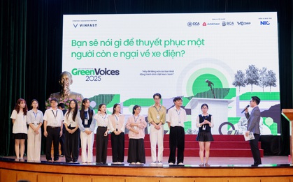 Lan tỏa tiếng nói xanh cùng Green Voices tại điểm trường Học viện Ngân hàng