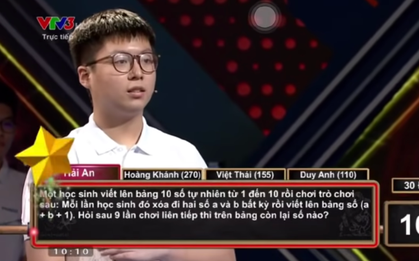 Bài toán chỉ cần áp dụng kiến thức lớp 2 nhưng khiến nhiều netizen "bó tay", còn thí sinh Olympia nhắm mắt là ra