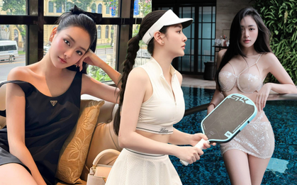 Danh tính cô gái vừa bước ra sân pickleball đã khiến tất cả trầm trồ: "Ôi thôi chết, sao lại có người hoàn hảo cỡ này"