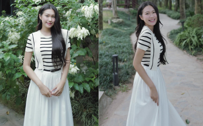 Tiểu thư Doãn Hải My khiến dân mạng ngẩn ngơ vì nhan sắc nàng thơ, Văn Hậu số hưởng thật!