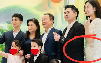 Đỗ Mỹ Linh lộ vòng hai lùm lùm khi dự sinh nhật bố chồng hào môn, nghi vấn đang mang thai lần 2