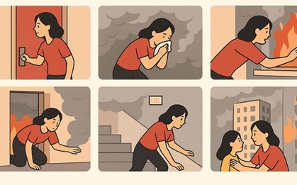 Cách thoát hiểm khi cháy nhà chung cư và 5 sai lầm nguy hiểm phải tránh