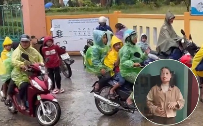 Vụ 40 học sinh nhập viện Quảng Trị: Phụ huynh đồng loạt đến trường đón con về vì sự xuất hiện của 1 người