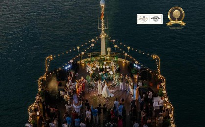 Trải nghiệm tiệc cưới tại nơi được quốc tế vinh danh là Du thuyền nghệ thuật sang trọng bậc nhất Đông Nam Á