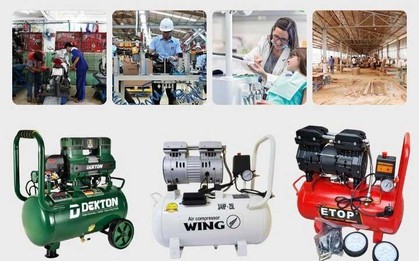 4 hãng máy nén khí 25L bán chạy, giá tốt, chất lượng vượt trội