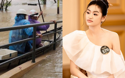 Hoa hậu Yến Nhi cầu cứu khẩn cấp: Bố đuối sức bị lật thuyền giữa nước lũ, mất liên lạc hoàn toàn