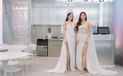 Hoa hậu Thanh Thuỷ - Lương Thuỳ Linh cùng đổ bộ Flagship COCOLUX, nhan sắc “đỉnh chóp” khiến fans không rời mắt