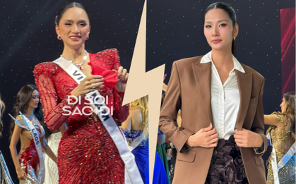 Hoàng Thuỳ lại "quậy" giữa tâm điểm Hương Giang bị loại sớm tại Miss Universe, tiện tố "ai đó" đạp đổ chén cơm