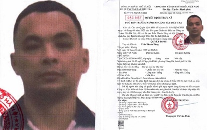 Truy nã Trần Thanh Tùng sinh năm 1989