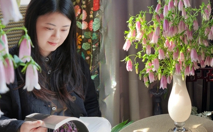 Tím lịm những chiếc “chuông gió” bé xíu: Loài hoa nhìn là muốn bưng cả bình về nhà chơi Tết