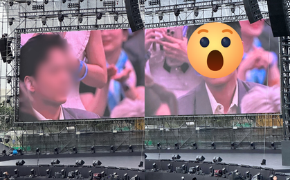 Màn hình led sáng rực bởi “nam thần có tuổi” nổi tiếng nhất Vbiz