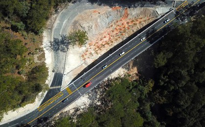 NÓNG: Đèo Prenn vừa cho lưu thông trở lại từ 13 giờ hôm nay, 25-11