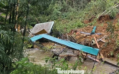 Thác Pa Sỹ nổi tiếng Măng Đen tạm dừng đón khách du lịch