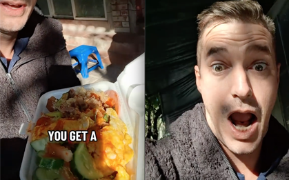 Khách Tây khoe món 20k ở Việt Nam khiến anh mê tít