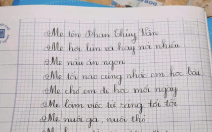 Cậu bé viết thơ nói về biệt tài của mẹ, câu cuối chốt hạ khiến các ông bố đọc phải giật mình