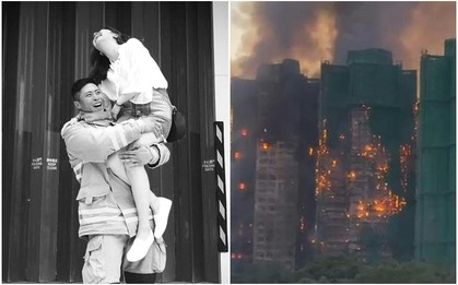 Chân dung lính cứu hoả qua đời trong vụ cháy chung cư ở Hong Kong (Trung Quốc) bỏ lại mối tình 10 năm