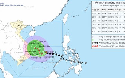 Bão số 15 di chuyển lắt léo, kịch bản xấu nhất sẽ gây mưa to cho hàng loạt tỉnh thành nào?