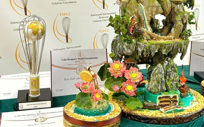 Chiếc bánh mang hồn Việt giúp cô gái An Giang vô địch cuộc thi làm bánh quốc tế