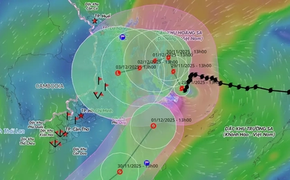 Cơn bão kỳ lạ nhất thế giới sắp vào Biển Đông