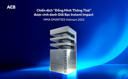 ACB vinh dự nhận giải bạc tại MMA SMARTIES Vietnam 2025 với chiến dịch “Đồng minh thông thái”