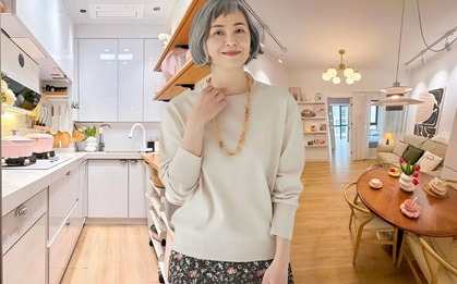 Căn bếp 3m2 của người phụ nữ trung niên khiến mạng xã hội trầm trồ: Nhỏ nhưng sang, gọn, như một góc sống trong mơ