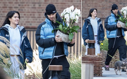 "Tóm dính" cậu hai nhà Beckham đeo nhẫn áp út cùng bạn gái xinh đẹp, cười tít mắt khi tình "gương vỡ lại lành"