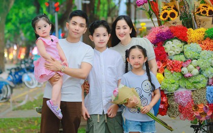 3 thiên thần nhỏ nhà Khánh Thi Phan Hiển đẹp như tranh