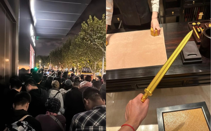 Cửa hàng vàng khiến 1,4 tỷ dân Trung Quốc lùng mua đến vỡ trận