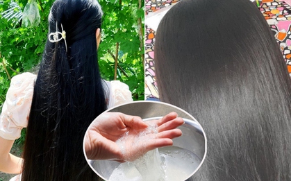 Ủ tóc 1 lần/tuần với nguyên liệu "tươi", mái tóc của cô nàng này nhìn bóng mượt tựa tráng gương