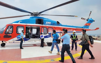 TP Hồ Chí Minh khởi động lại tour trực thăng ngắm cảnh