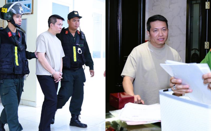 Hình ảnh doanh nhân Nguyễn Quốc Vũ thời điểm bị bắt giữ