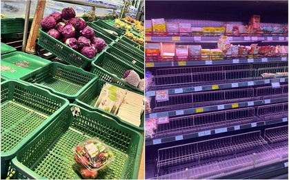 Cảnh tượng "đi mua không sót một thứ gì" trước khi bão cuồng phong Kalmaegi đổ bộ hôm nay!