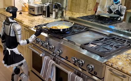 Thử thách robot AI hình người rán trứng trong bếp: Cái kết khiến mạng xã hội "nổ tung" bình luận