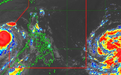 Bão số 13 "gặp đối" trên đường đi, suy yếu đôi chút; "Phượng Hoàng" xuất hiện