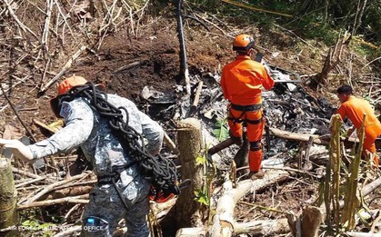 Trực thăng mất liên lạc sau 40 phút cất cánh, đã tìm thấy trong rừng: Hiện trường tìm kiếm gây chú ý