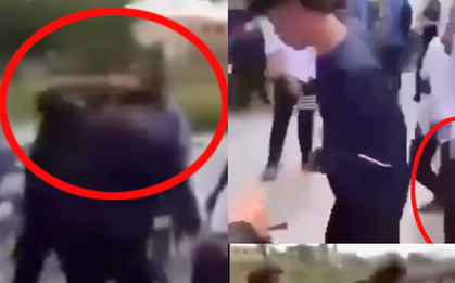 "Dậy sóng" clip nam sinh bị hành hung, có bạn cổ vũ “cố lên”