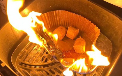 Sai lầm rất nhiều người đang mắc khi dùng nồi chiên không dầu, cực kỳ nguy hiểm dễ gây cháy nổ
