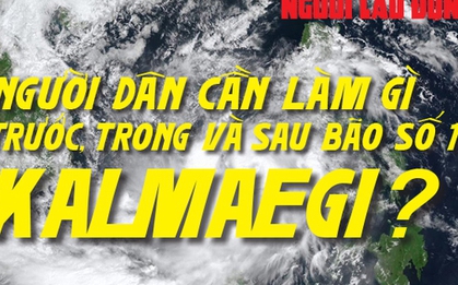 [Infographic] - Người dân cần làm gì trong và sau bão số 13 Kalmaegi?