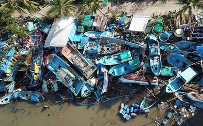 Trắng tay sau bão Kalmaegi