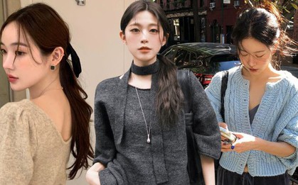 5 cách buộc tóc giúp chị em trông xinh và sang hơn khi mặc áo len