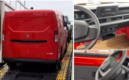 VinFast EC Van lần đầu lộ ảnh nội thất