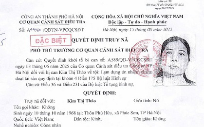 Truy nã Kim Thị Thảo