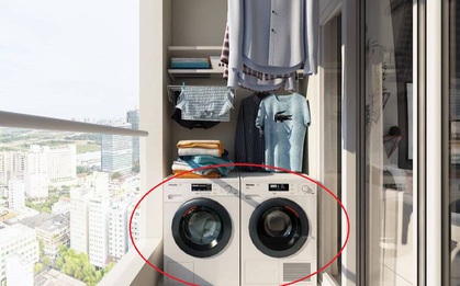 Đặt máy giặt trong nhà tắm hay ngoài ban công mới đúng? Hóa ra bấy lâu nay nhiều người hiểu sai
